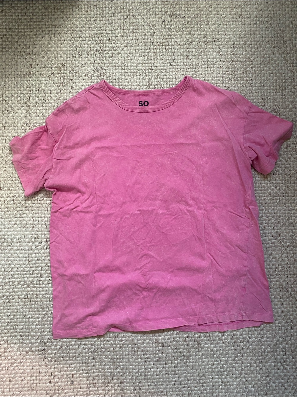 SO Bubble Bliss Pink oversized Tee